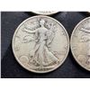 Image 4 : WALKING LIBERTY SILVER HALF DOLLARS - 1934,1935S,1936, AND 1937