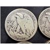 Image 7 : WALKING LIBERTY SILVER HALF DOLLARS - 1934,1935S,1936, AND 1937