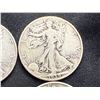 Image 3 : WALKING LIBERTY SILVER HALF DOLLARS - 1938,1939,1940, AND 1941D