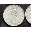 Image 4 : WALKING LIBERTY SILVER HALF DOLLARS - 1938,1939,1940, AND 1941D