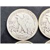 Image 7 : WALKING LIBERTY SILVER HALF DOLLARS - 1938,1939,1940, AND 1941D