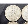 Image 2 : WALKING LIBERTY SILVER HALF DOLLARS - 1941D,1942,1943,AND1945