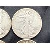 Image 3 : WALKING LIBERTY SILVER HALF DOLLARS - 1941D,1942,1943,AND1945
