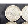Image 7 : WALKING LIBERTY SILVER HALF DOLLARS - 1941D,1942,1943,AND1945