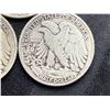 Image 15 : WALKING LIBERTY SILVER HALF DOLLARS - 1935D,1936D,1937S,1938,AND1939