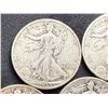 Image 2 : WALKING LIBERTY SILVER HALF DOLLARS - 1935D,1936D,1937S,1938,AND1939