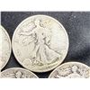 Image 3 : WALKING LIBERTY SILVER HALF DOLLARS - 1935D,1936D,1937S,1938,AND1939