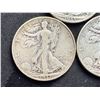 Image 4 : WALKING LIBERTY SILVER HALF DOLLARS - 1935D,1936D,1937S,1938,AND1939