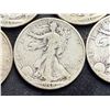 Image 5 : WALKING LIBERTY SILVER HALF DOLLARS - 1935D,1936D,1937S,1938,AND1939