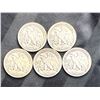 Image 7 : WALKING LIBERTY SILVER HALF DOLLARS - 1935D,1936D,1937S,1938,AND1939
