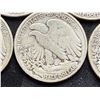 Image 11 : WALKING LIBERTY SILVER HALF DOLLARS - 1935,1941,1942,1942D, AND 1943