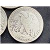Image 13 : WALKING LIBERTY SILVER HALF DOLLARS - 1935,1941,1942,1942D, AND 1943
