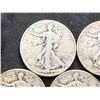 Image 2 : WALKING LIBERTY SILVER HALF DOLLARS - 1935,1941,1942,1942D, AND 1943