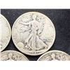 Image 3 : WALKING LIBERTY SILVER HALF DOLLARS - 1935,1941,1942,1942D, AND 1943