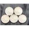 Image 7 : WALKING LIBERTY SILVER HALF DOLLARS - 1935,1941,1942,1942D, AND 1943