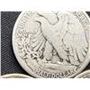 Image 8 : WALKING LIBERTY SILVER HALF DOLLARS - 1935,1941,1942,1942D, AND 1943