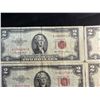Image 2 : UNITED STATES NOTES - 1953 SERIES $2 BILLS; LOT OF 5