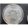 Image 12 : FRANKLIN SILVER HALF DOLLARS - 1954D,1958D,1962D,AND 1963D