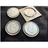 Image 2 : FRANKLIN SILVER HALF DOLLARS - 1954D,1958D,1962D,AND 1963D
