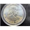 Image 6 : FRANKLIN SILVER HALF DOLLARS - 1954D,1958D,1962D,AND 1963D