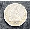 Image 1 : SEATED LIBERTY SILVER QUARTER - 1876