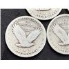 Image 10 : STANDING LIBERTY SILVER QUARTERS - 1925, 1925,1926,1927, AND 1928