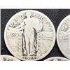 Image 2 : STANDING LIBERTY SILVER QUARTERS - 1925, 1925,1926,1927, AND 1928
