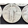 Image 5 : STANDING LIBERTY SILVER QUARTERS - 1925, 1925,1926,1927, AND 1928