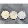 Image 5 : BARBER SILVER DIMES - 1901, 1912D, AND 1914D
