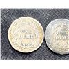 Image 6 : BARBER SILVER DIMES - 1901, 1912D, AND 1914D