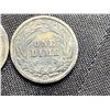 Image 9 : BARBER SILVER DIMES - 1901, 1912D, AND 1914D
