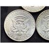 Image 10 : KENNEDY HALF DOLLARS - 1964D, 1965, 1966, 1967, AND 1968