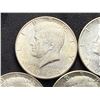Image 2 : KENNEDY HALF DOLLARS - 1964D, 1965, 1966, 1967, AND 1968
