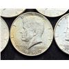 Image 5 : KENNEDY HALF DOLLARS - 1964D, 1965, 1966, 1967, AND 1968