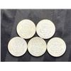 Image 7 : KENNEDY HALF DOLLARS - 1964D, 1965, 1966, 1967, AND 1968