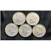 Image 1 : KENNEDY HALF DOLLARS - 1964, 1965, 1966, 1967, AND 1968D