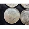 Image 16 : KENNEDY HALF DOLLARS - 1964; LOT OF 18