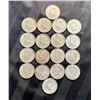 Image 1 : KENNEDY HALF DOLLARS - 1964; LOT OF 18