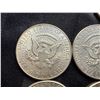 Image 23 : KENNEDY HALF DOLLARS - 1964; LOT OF 18