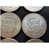 Image 30 : KENNEDY HALF DOLLARS - 1964; LOT OF 18