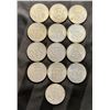 Image 15 : KENNEDY HALF DOLLARS - 1964; LOT OF 13