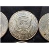 Image 17 : KENNEDY HALF DOLLARS - 1964; LOT OF 13