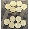 Image 16 : KENNEDY HALF DOLLARS - SIX 1964 AND SIX 1965; LOT OF 12