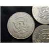 Image 20 : KENNEDY HALF DOLLARS - SIX 1964 AND SIX 1965; LOT OF 12