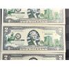 Image 3 : UNCIRCULATED SERIES 2003 $2 BILLS THAT HAVE BEEN COLORIZED WITH MINNESOTA-SPECIFIC OVERLAY; LOT OF 3