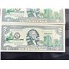 Image 4 : UNCIRCULATED SERIES 2003 $2 BILLS THAT HAVE BEEN COLORIZED WITH MINNESOTA-SPECIFIC OVERLAY; LOT OF 3