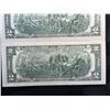 Image 8 : UNCIRCULATED SERIES 2003 $2 BILLS THAT HAVE BEEN COLORIZED WITH MINNESOTA-SPECIFIC OVERLAY; LOT OF 3