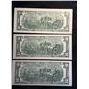 Image 7 : UNCIRCULATED SERIES 2003 $2 BILLS THAT HAVE BEEN COLORIZED WITH MINNESOTA-SPECIFIC OVERLAY; LOT OF 3