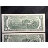 Image 10 : UNCIRCULATED SERIES 2003 $2 BILLS THAT HAVE BEEN COLORIZED WITH MINNESOTA-SPECIFIC OVERLAY; LOT OF 2