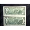 Image 9 : UNCIRCULATED SERIES 2003 $2 BILLS THAT HAVE BEEN COLORIZED WITH MINNESOTA-SPECIFIC OVERLAY; LOT OF 2